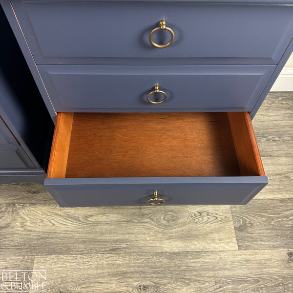 Pair of STAG Minstrel Bedside Drawers in Navy