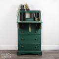 Petite Writing Desk Bureau in Green-Belton & Bumble
