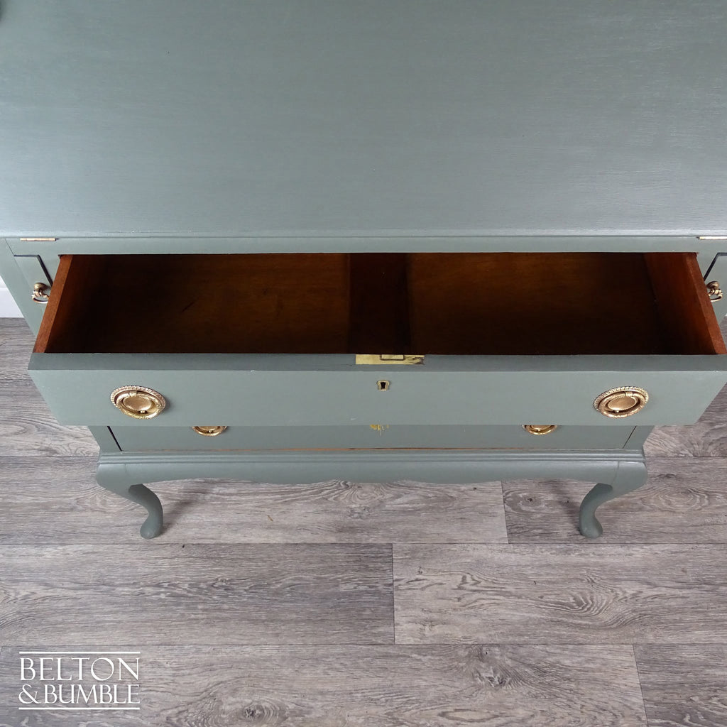 Queen Anne Writing Bureau in Green-Belton & Bumble
