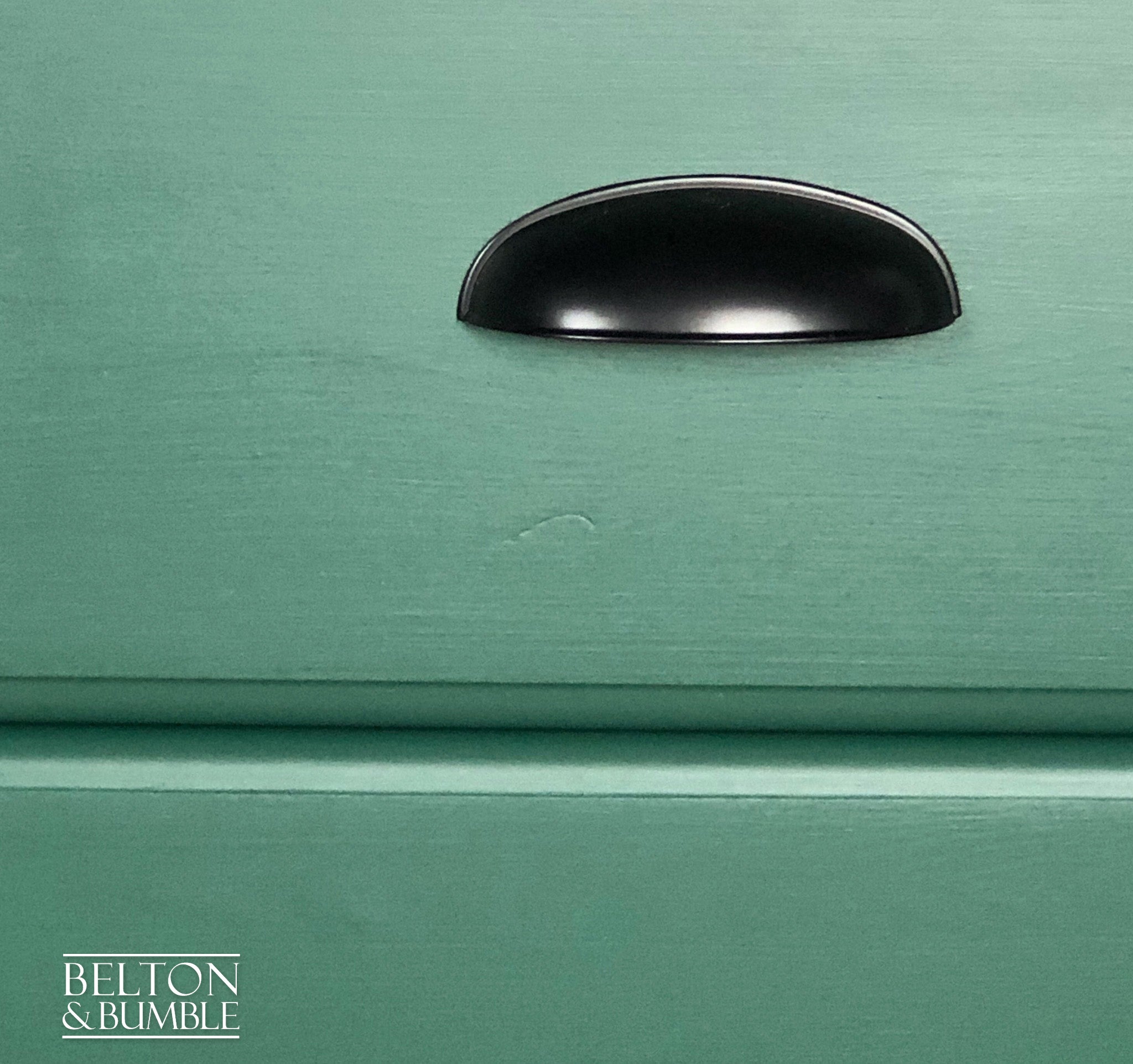 Green Double Pedestal Desk-Belton & Bumble