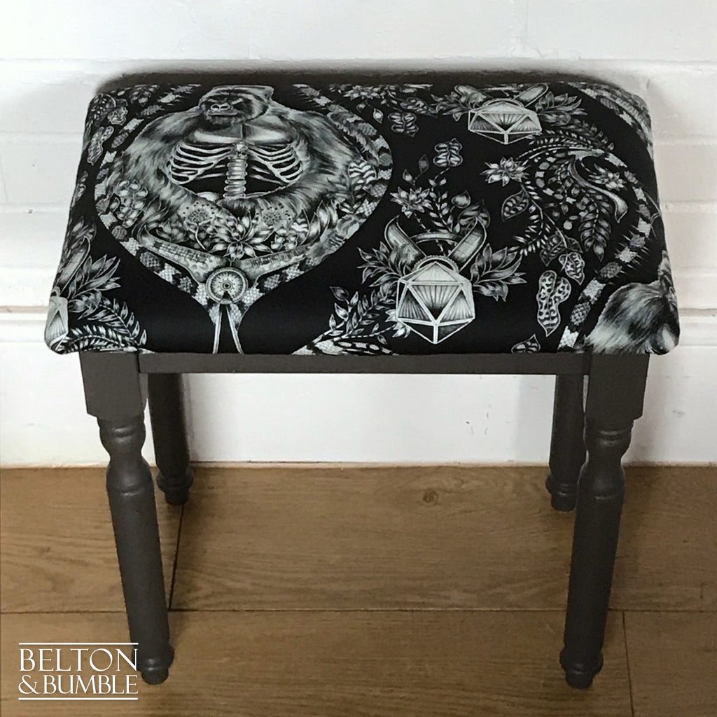 Dark Grey Dressing Table and Stool-Belton & Bumble