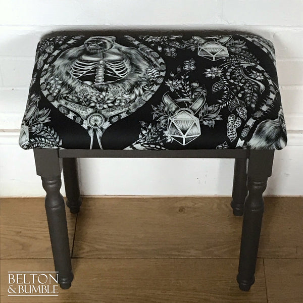 Dark Grey Dressing Table and Stool-Belton & Butler