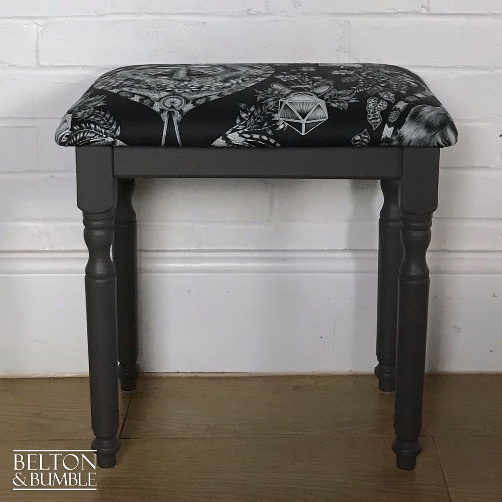 Dark Grey Dressing Table and Stool-Belton & Bumble