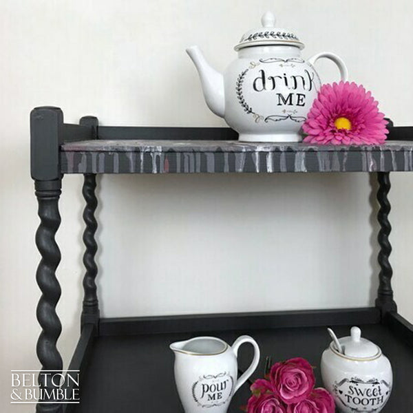 Dark Grey Hostess Tea Trolley-Belton & Butler