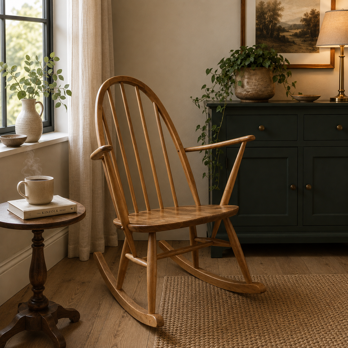 Vintage Ercol Model 428 Quaker Rocking Chair