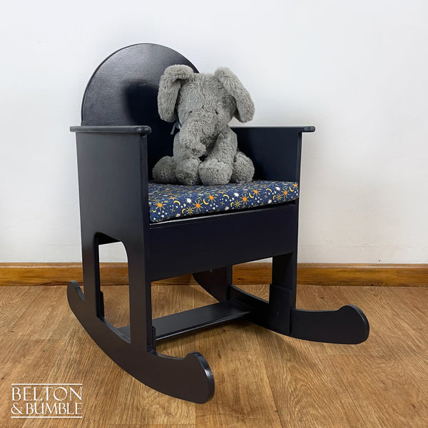 Small Child’s Rocking Chair in Navy-Belton & Butler