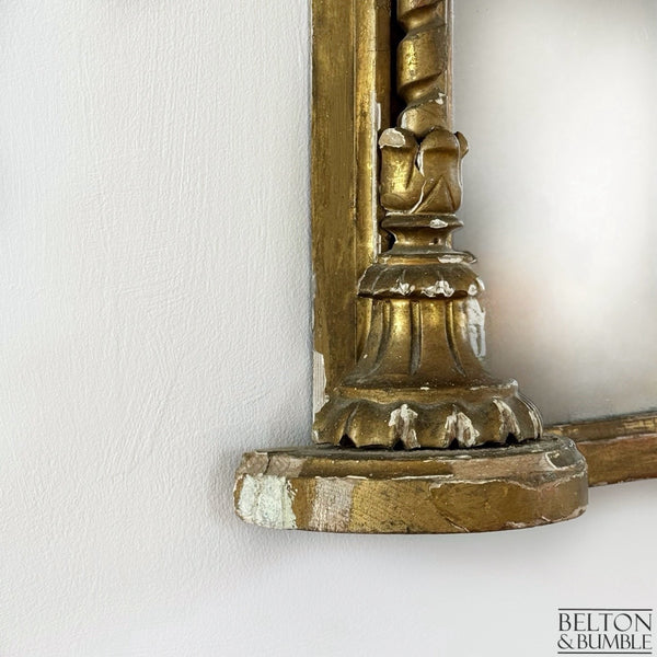 Close-up of wood finish, vintage patina and texture