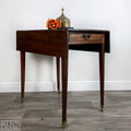 Mahogany Pembroke Drop Leaf Table – Styled product shot with complementary decor to suggest scale