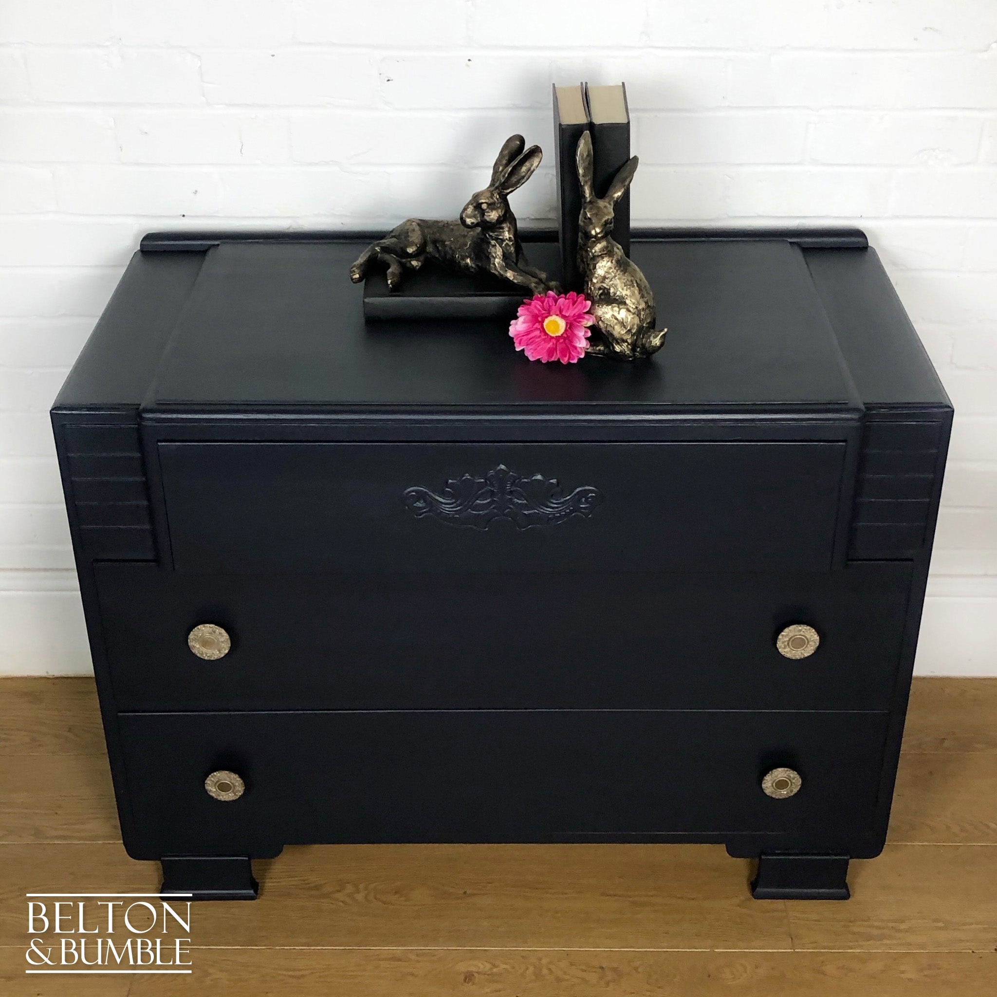Navy Blue Chest of Drawers-Belton & Bumble