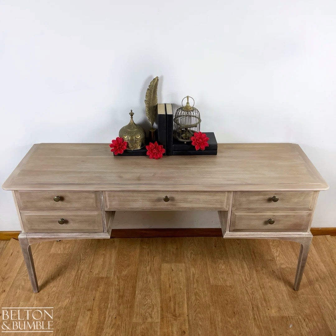 Bleached White Wash Dressing Table by Stag Minstrel-Belton & Bumble