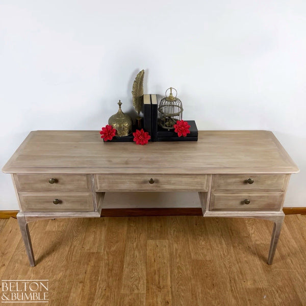 Bleached White Wash Dressing Table by Stag Minstrel-Belton & Butler