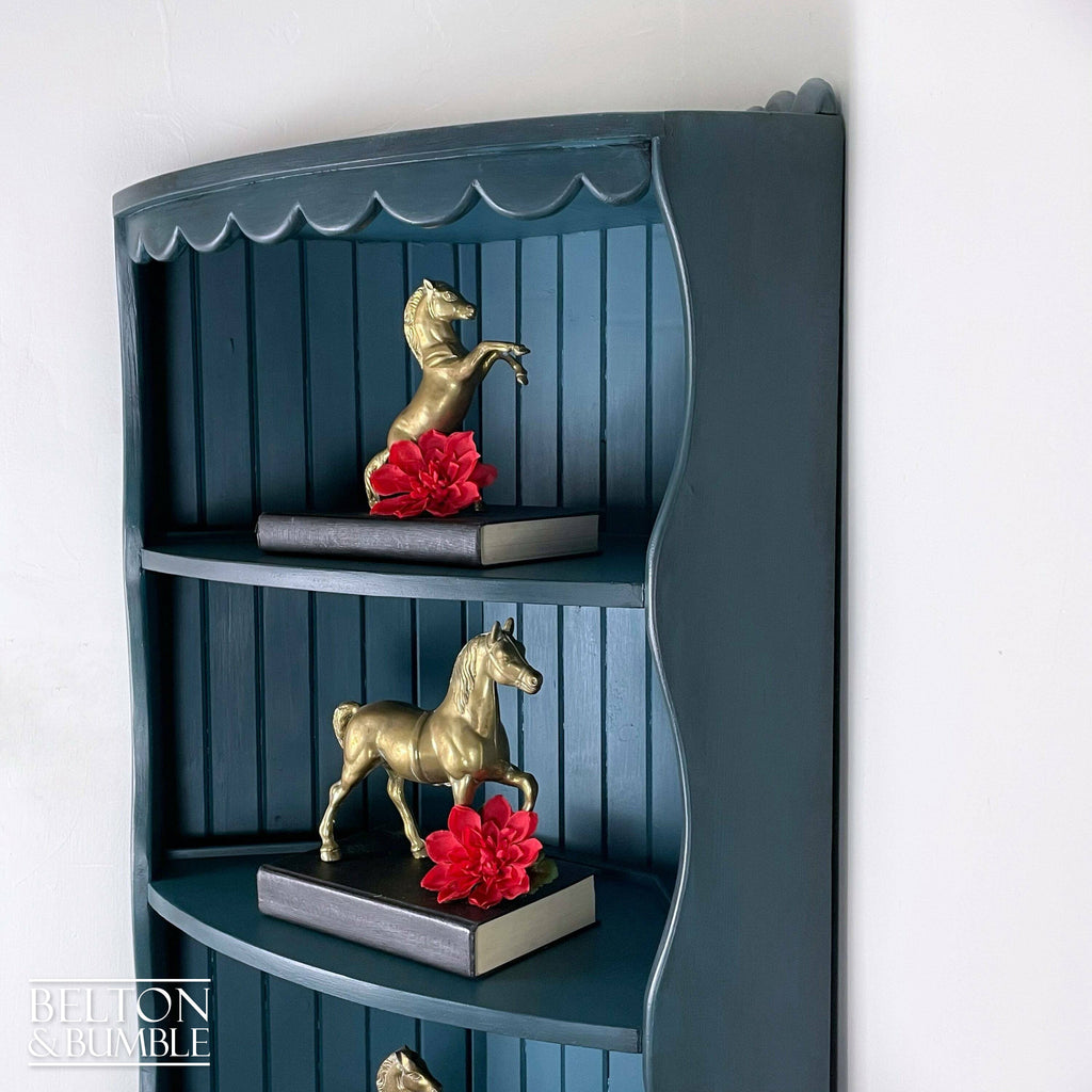 Pine Corner Dresser Shelving Unit-Belton & Bumble