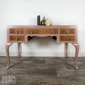 Walnut Dressing Table in Pink-Belton & Bumble