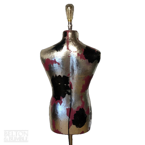 Pink, Black and Silver Mannequin Floor Lamp with Stainless Steel Stand-Belton & Butler