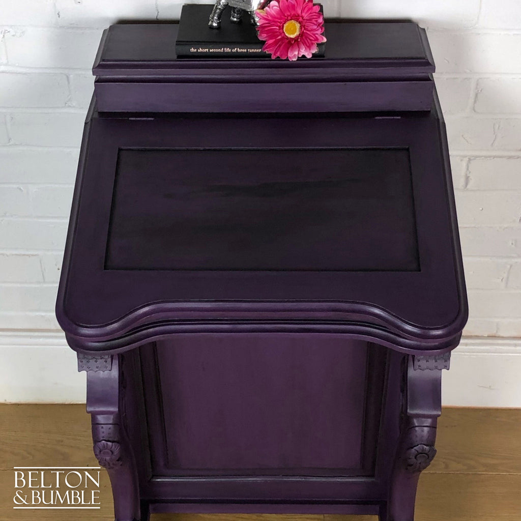 Dark Purple Davenport Desk-Belton & Bumble