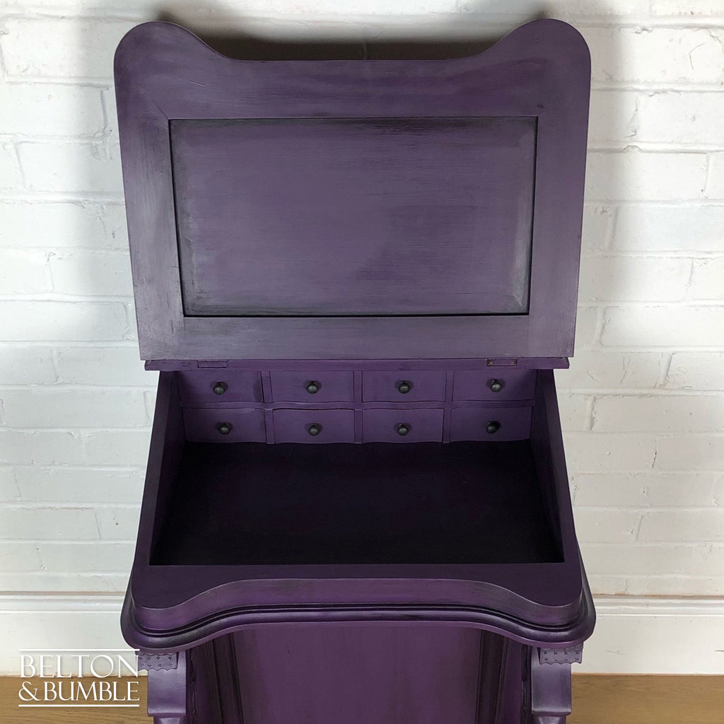 Dark Purple Davenport Desk-Belton & Bumble