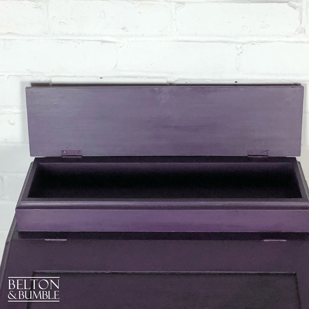 Dark Purple Davenport Desk-Belton & Bumble