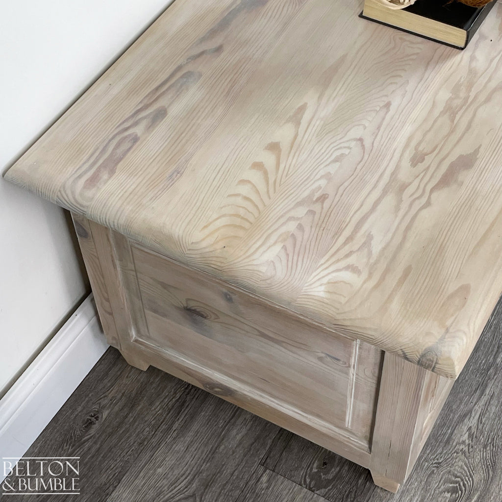 Rectangle Coffee Table with Storage – Side profile highlighting depth, leg shape and silhouette