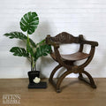 Cross Frame Savonarola Hallway Chair-Belton & Bumble