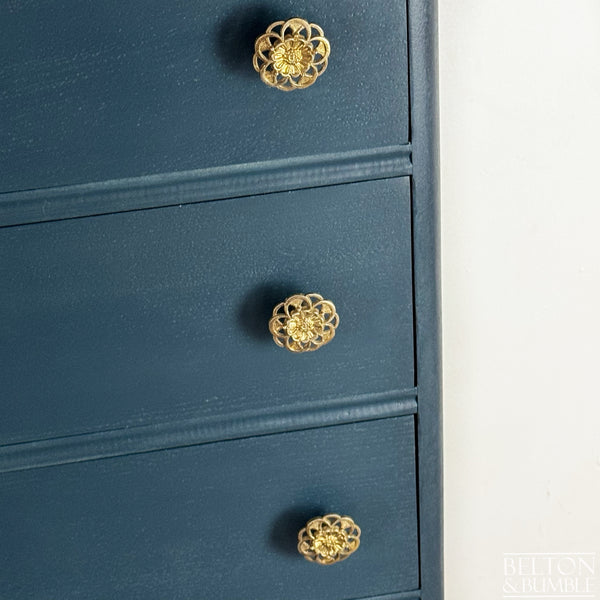 Six Drawer Chest of Drawers in Navy-Belton & Butler