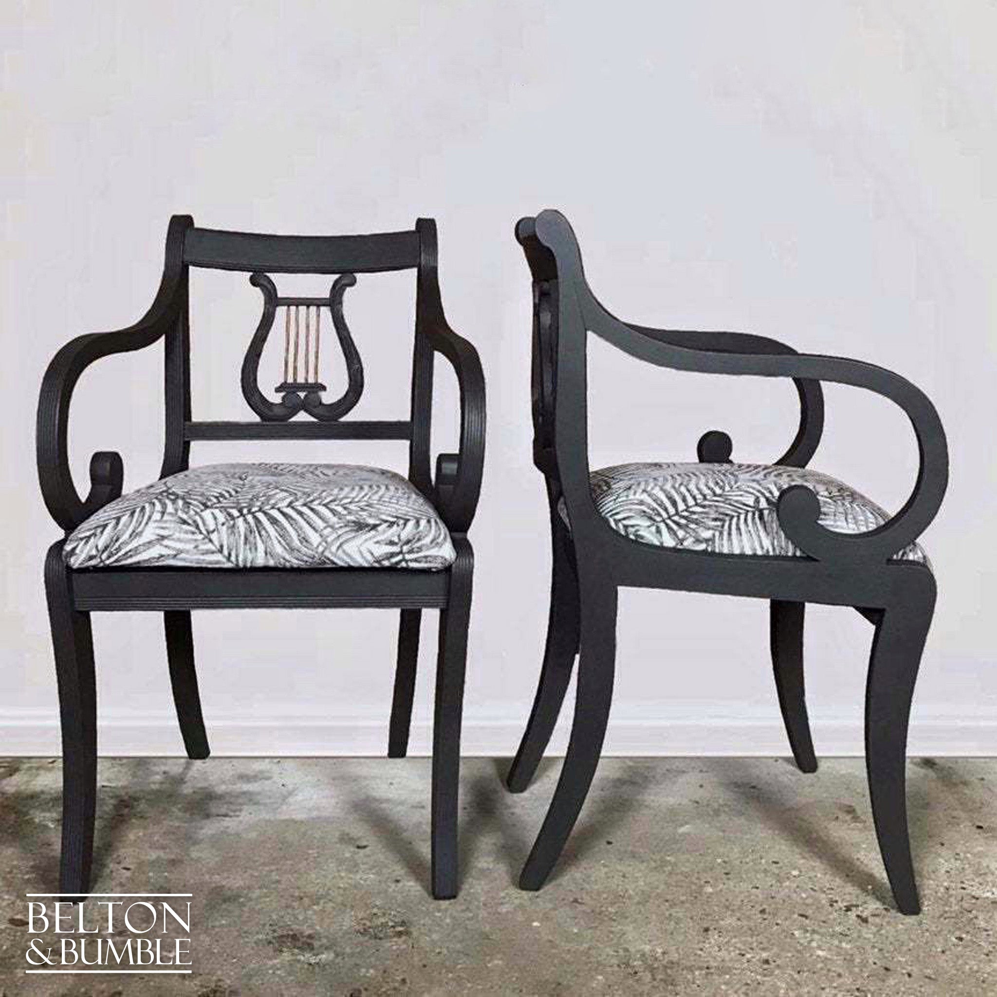 Large Dark Grey Oval Extending Dining Table and Eight Chair Set-Belton & Bumble