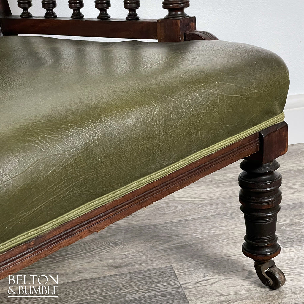 Carved Edwardian Mahogany Armchair-Belton & Bumble