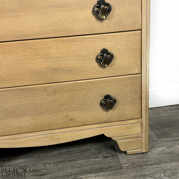 Vintage Light Oak Lebus Chest of Drawers-Belton & Butler
