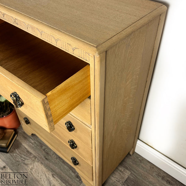 Vintage Light Oak Lebus Chest of Drawers-Belton & Butler