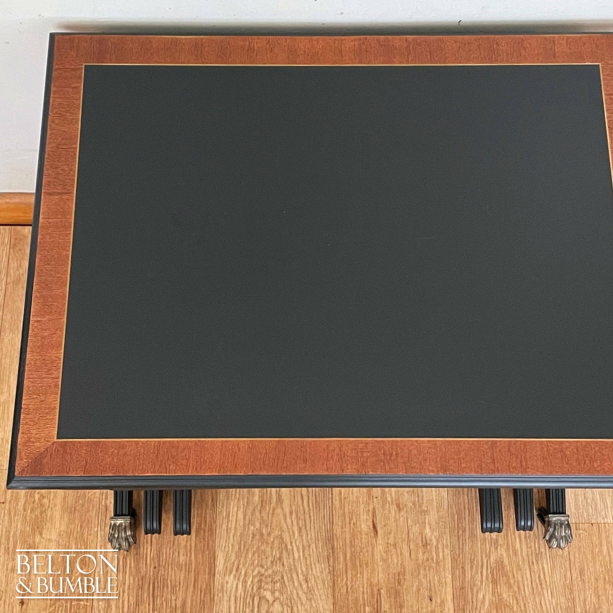 Black and Wood Nest of Tables-Belton & Bumble