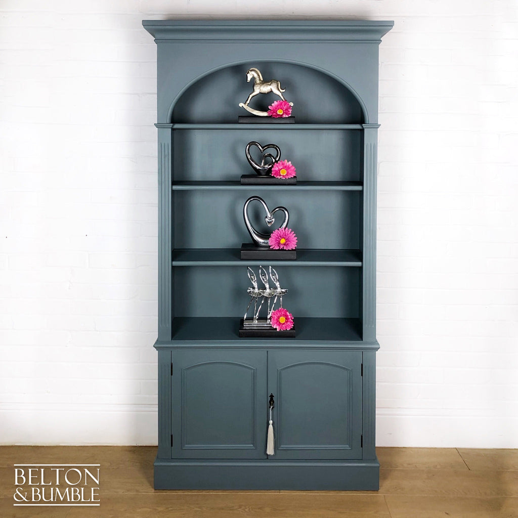 Bookcase Dresser in Blue Grey-Belton & Bumble