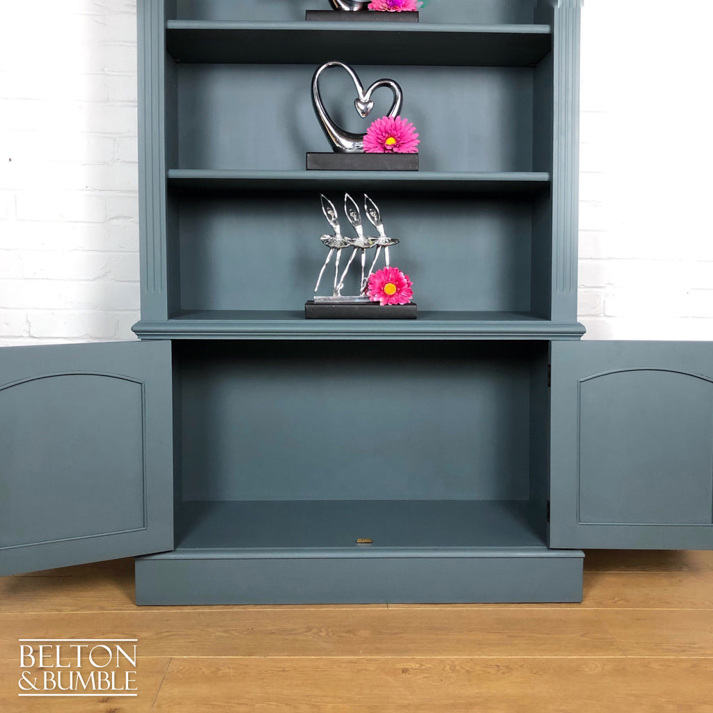 Bookcase Dresser in Blue Grey-Belton & Bumble