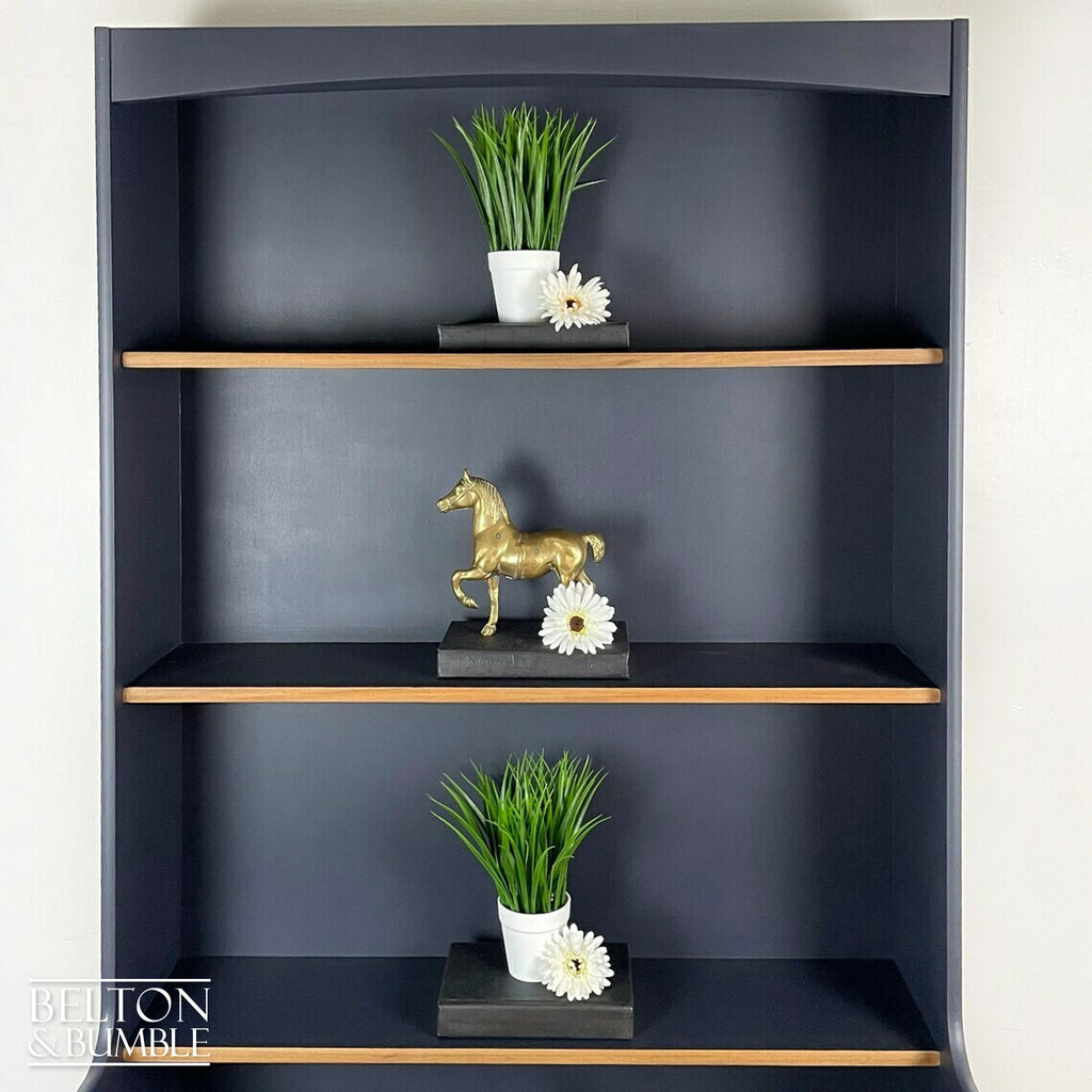 Bookcase Dresser Shelving by Nathan Furniture in Navy Blue-Belton & Bumble