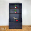 Bookcase Dresser Shelving by Nathan Furniture in Navy Blue-Belton & Bumble