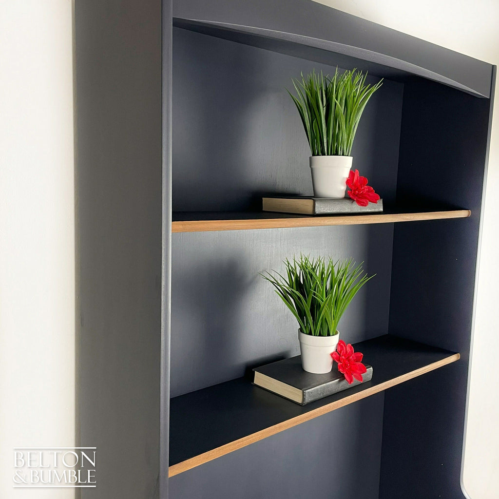 Bookcase Dresser Shelving by Nathan Furniture in Navy Blue-Belton & Bumble