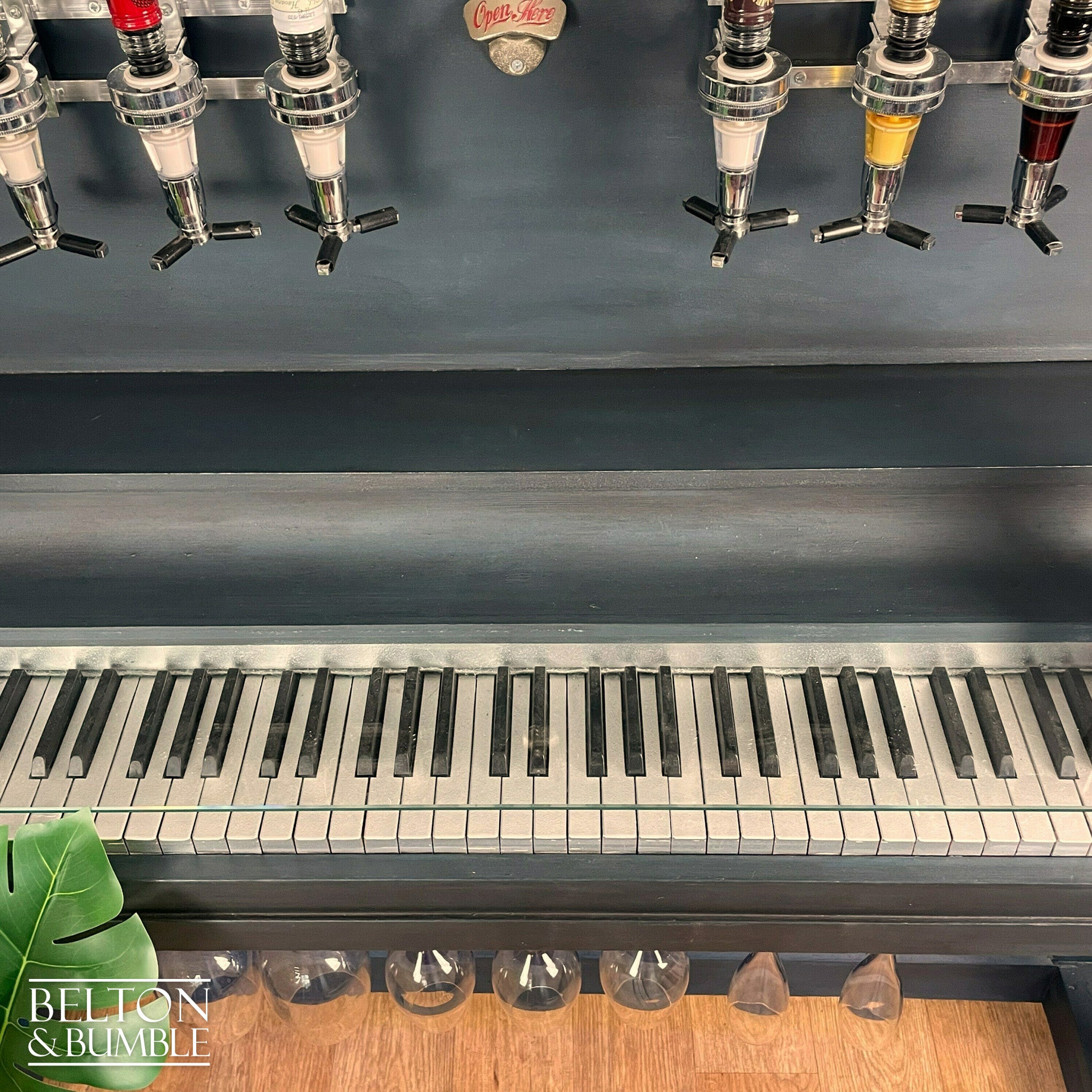 Drinks Display Refurbished Piano Bar-Belton & Bumble