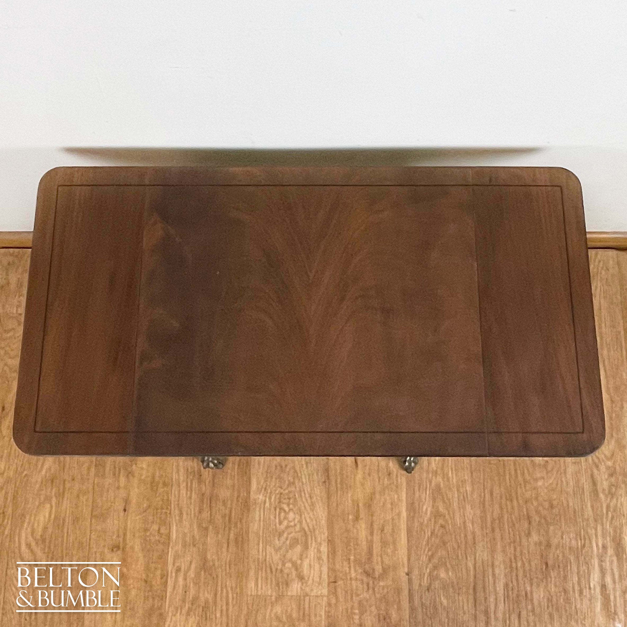 Drop Leaf Side Table in Green-Belton & Bumble