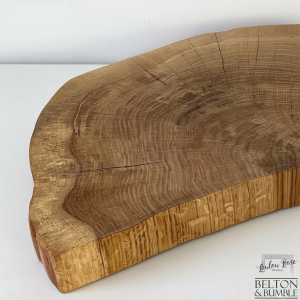 Oak Slice Cheese and Bread Board 55cm-Belton & Bumble