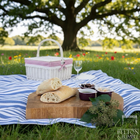 Oak Slice Cheese and Bread Board 55cm-Belton & Bumble