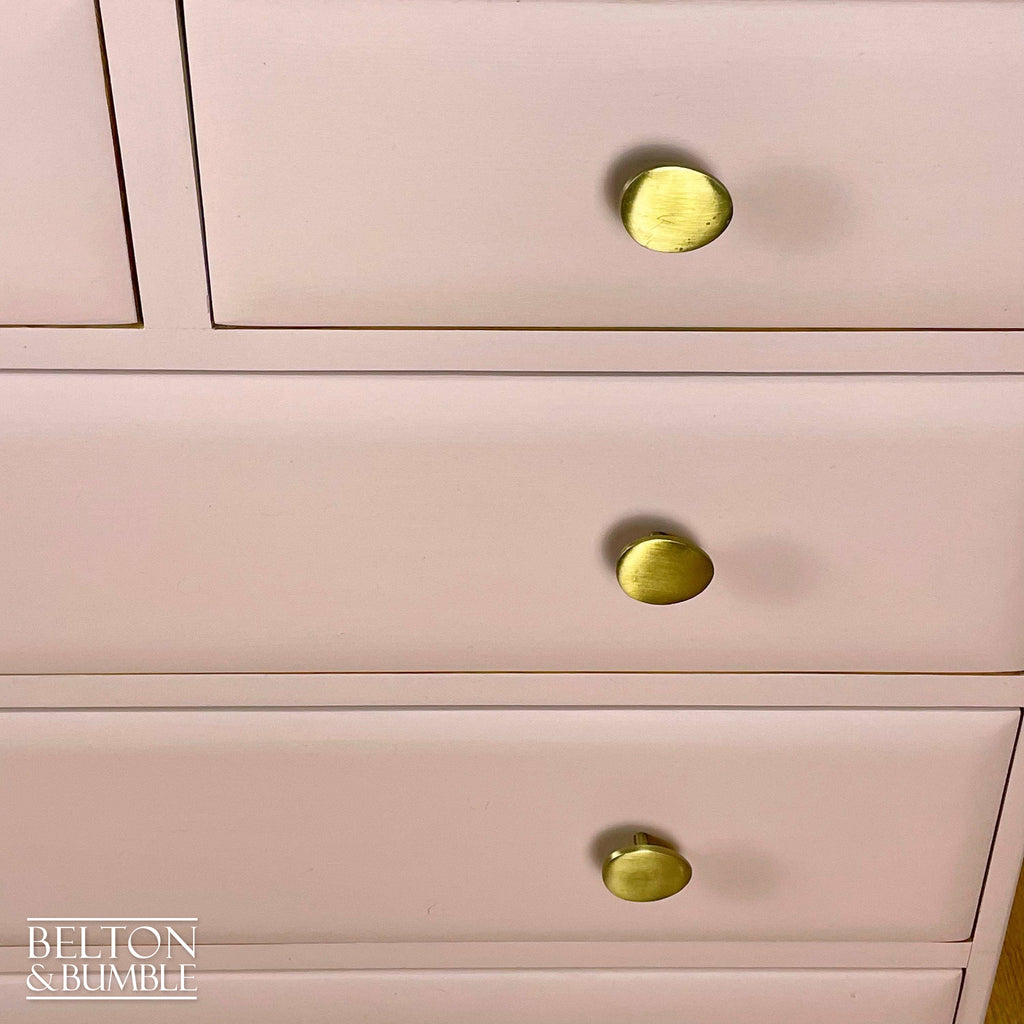Five Drawer Chest of Drawers in Pale Pink-Belton & Bumble