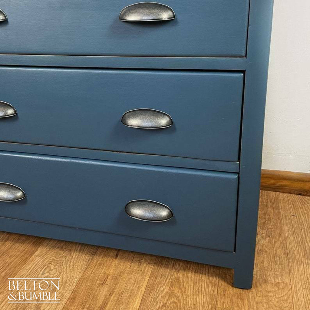 Four Drawer Chest of Drawers in Blue-Belton & Bumble