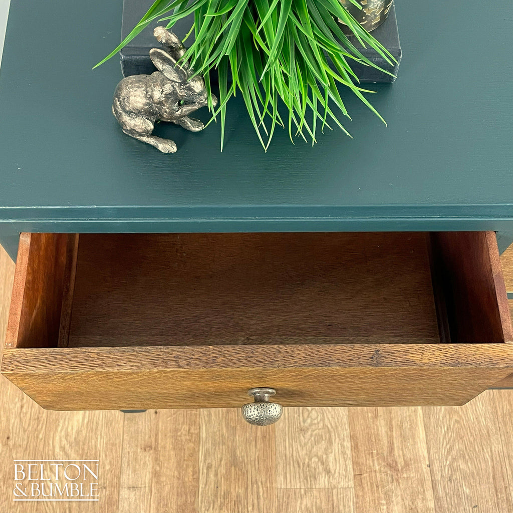 Four Drawer Chest of Drawers in Green and Oak-Belton & Bumble