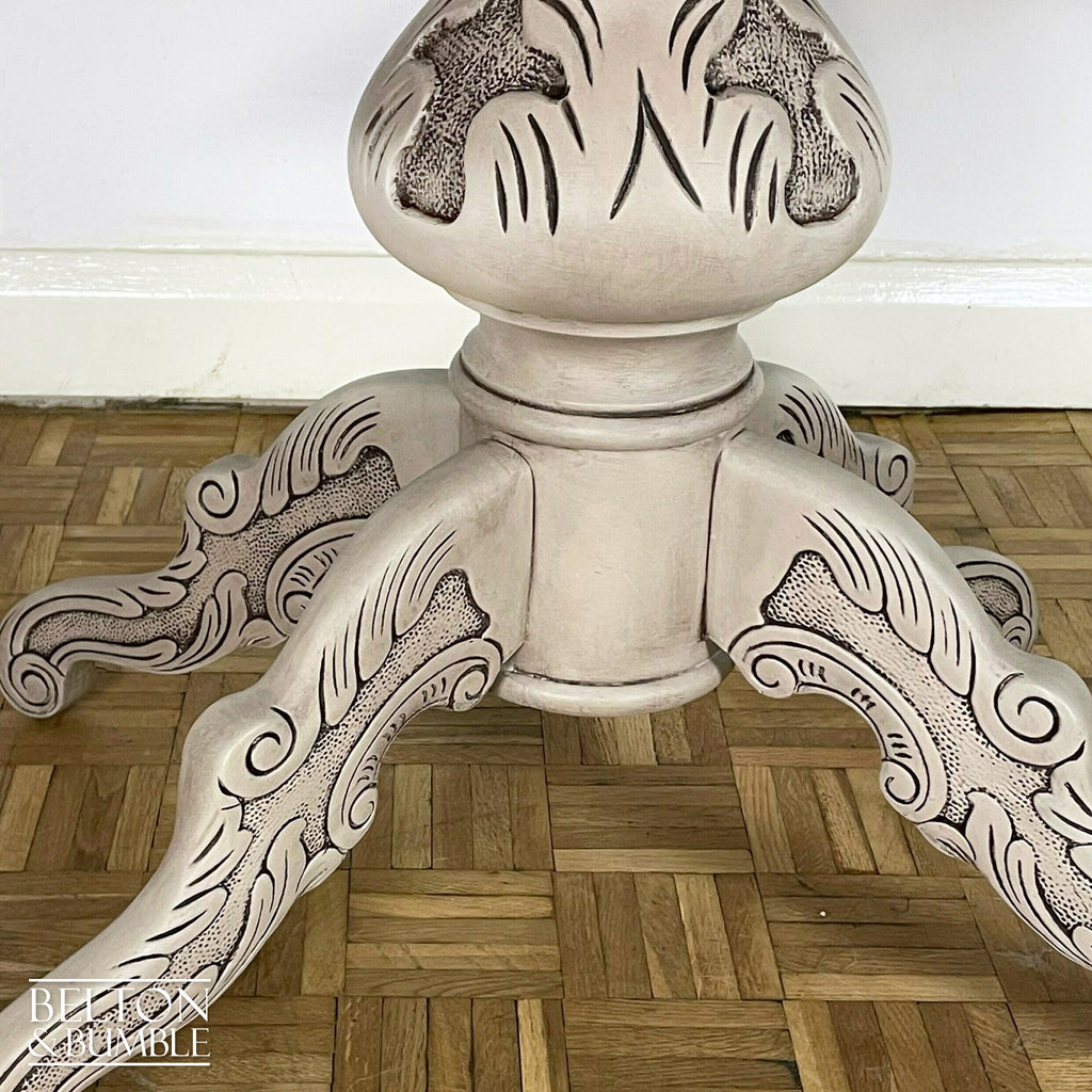 Italian Dining Table and Four Chair Set in Stone-Belton & Bumble