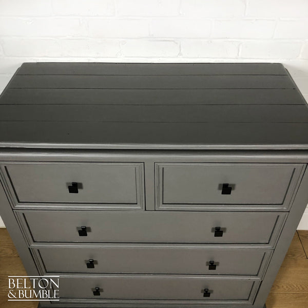 Large Wooden Chest of Drawers in Grey-Belton & Butler