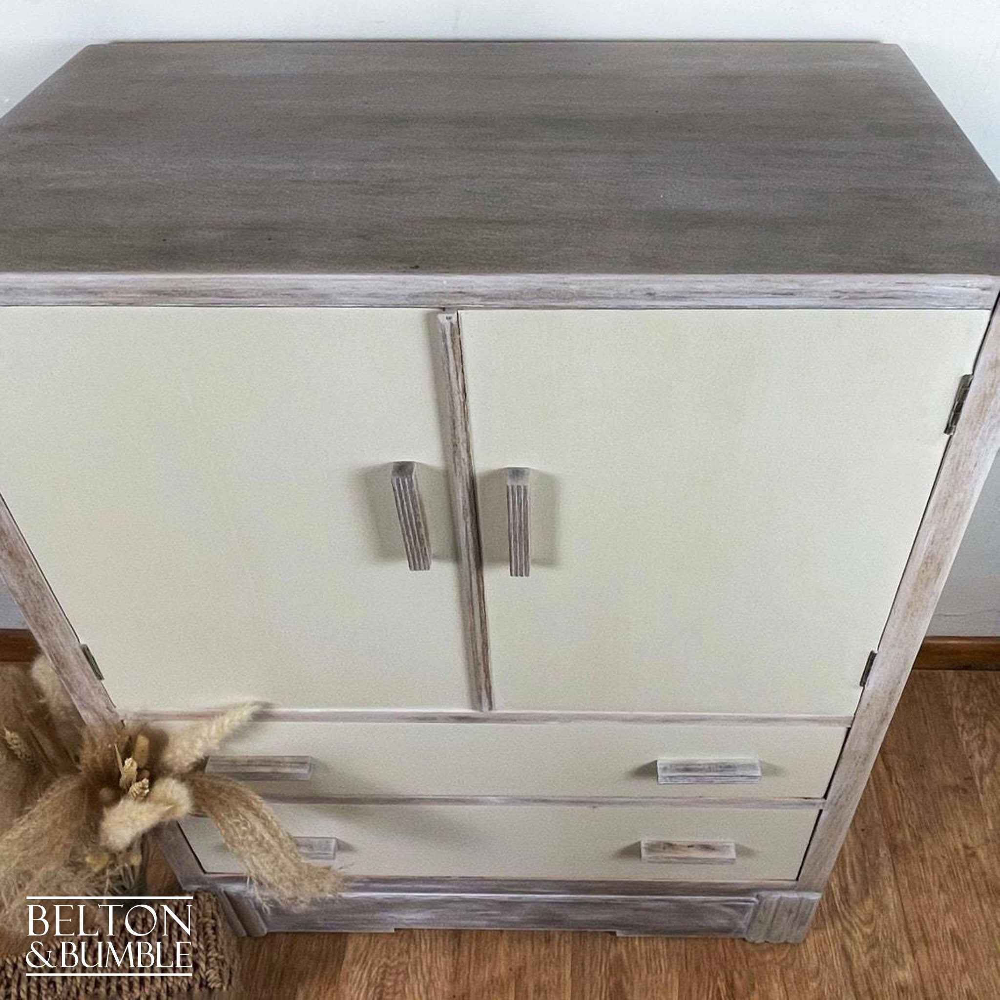 Linen Cupboard Storage in Cream-Belton & Bumble