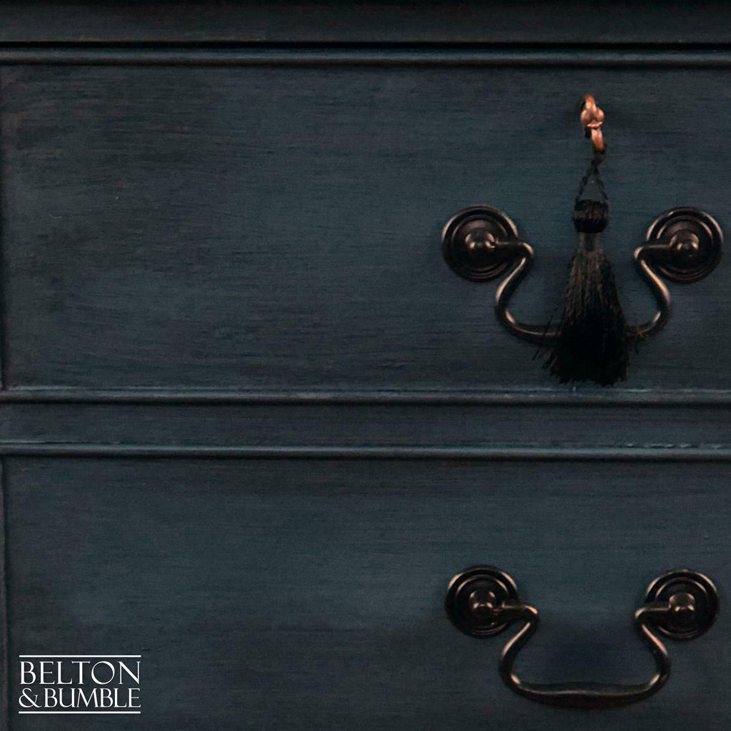 Lockable Wooden Filing Cabinet in Blue-Belton & Bumble