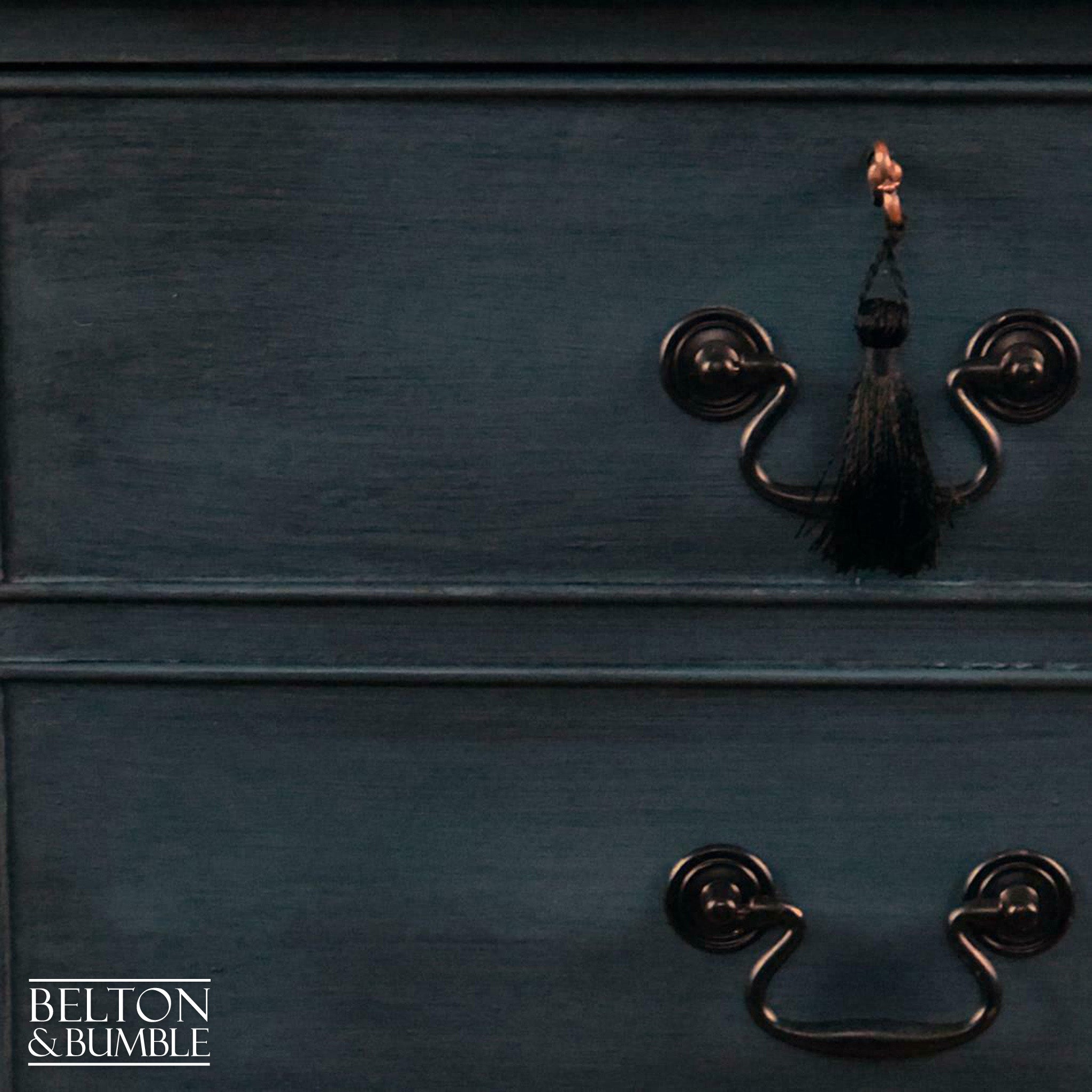 Lockable Wooden Filing Cabinet in Blue-Belton & Bumble
