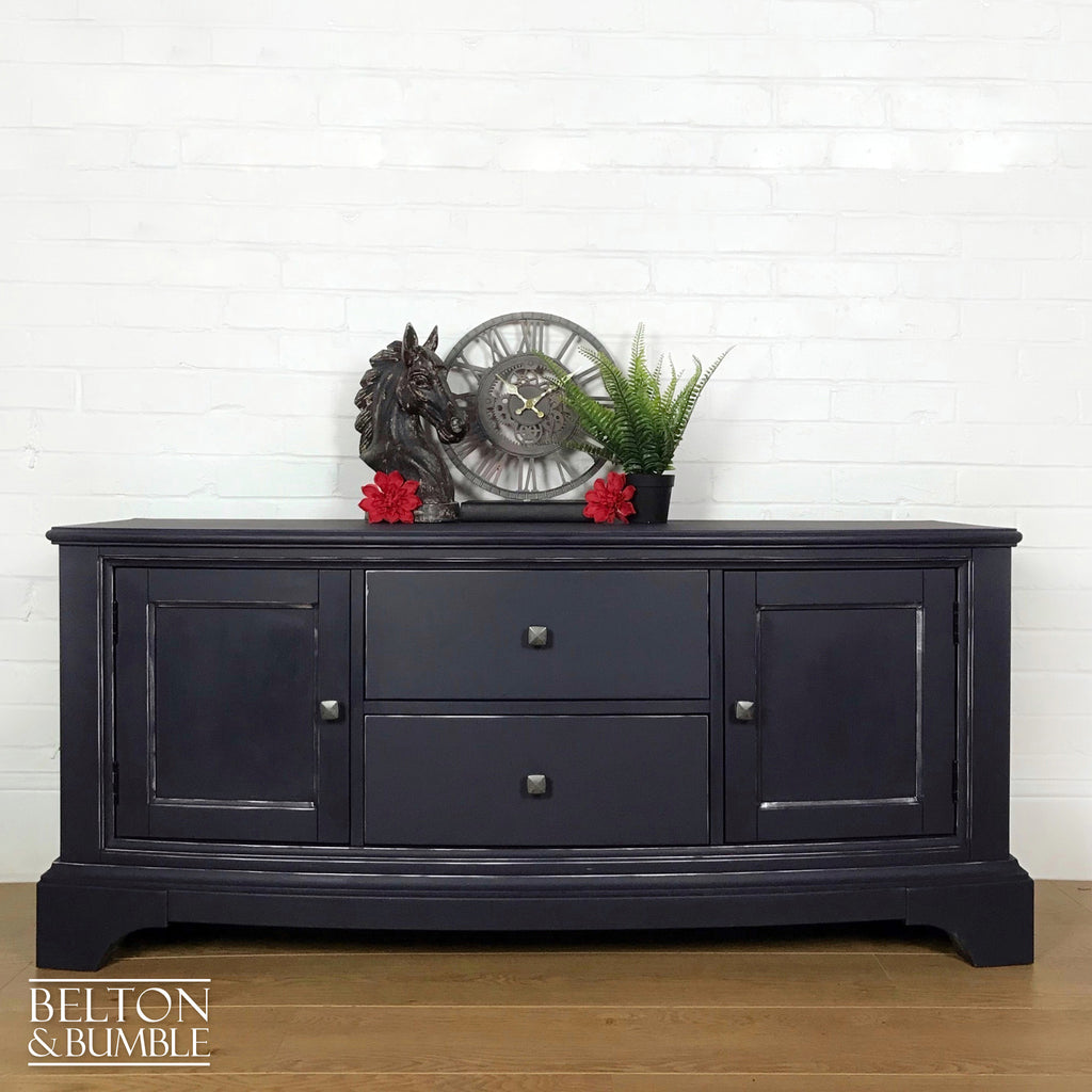 Low Level Navy Blue Sideboard / Entertainment Unit-Belton & Bumble