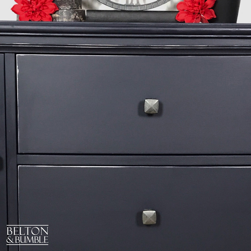 Low Level Navy Blue Sideboard / Entertainment Unit-Belton & Bumble