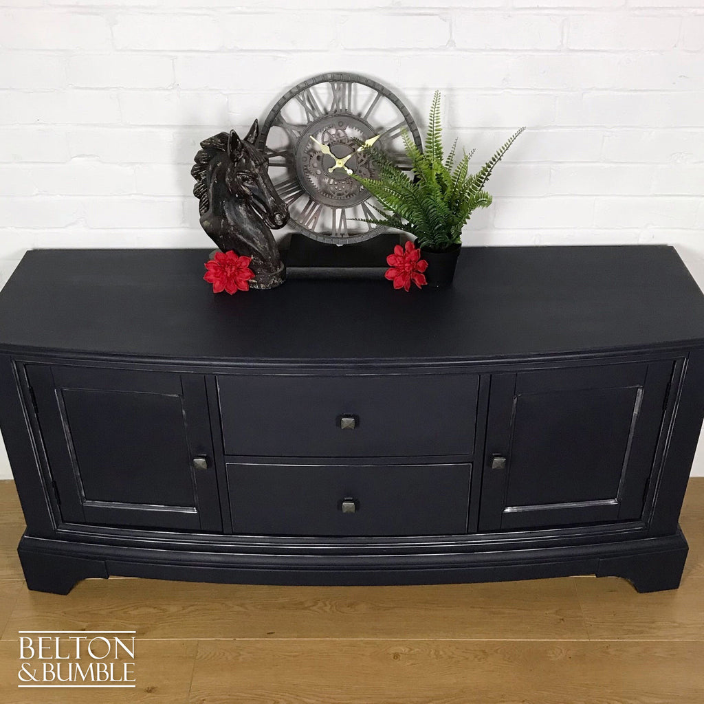 Low Level Navy Blue Sideboard / Entertainment Unit-Belton & Bumble