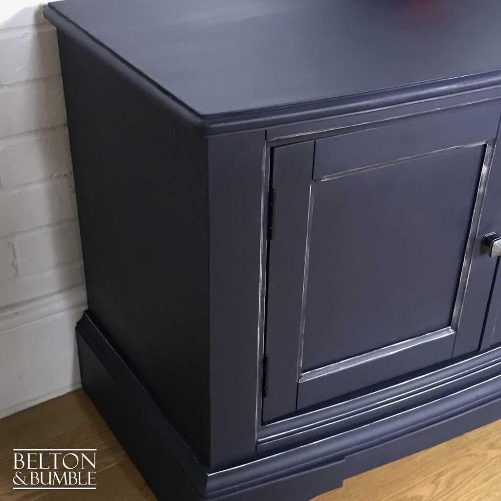 Low Level Navy Blue Sideboard / Entertainment Unit-Belton & Bumble
